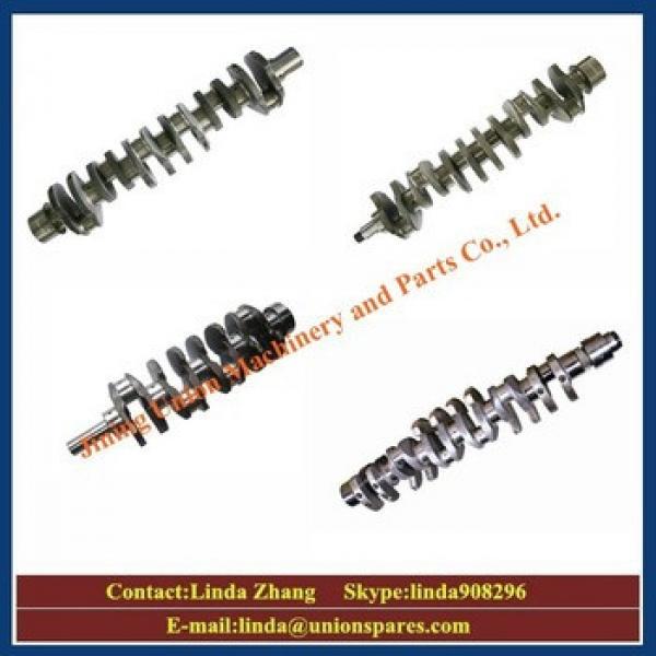 High quality excavator engine crankshafts 6127-31-1012 6162-33-1201/2 6222-31-1100 6162-33-1402 S6D155 6D105 6D125 engine cranks #1 image