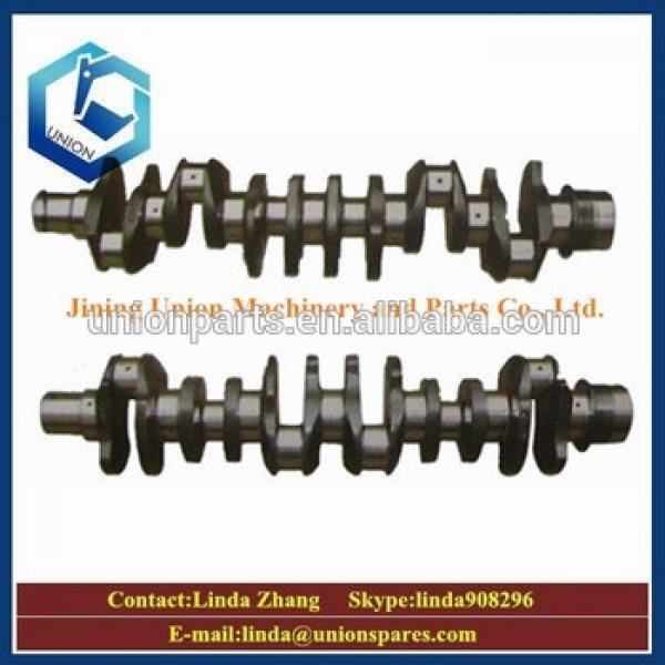 High quality Isu&#39;zu For Volvo MITSUBISHI HINO For For Kobelco excavator crankshafts 4D130 crankshaft 6110-33-1112 #1 image