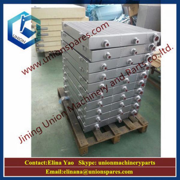 Customs excavator hatachi oil coolers aluminium,hyundai /Kobelco/Daewoo/volvo/sumitomo/kato/komats #1 image