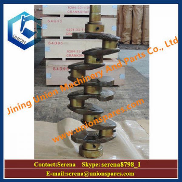 excavator PC60 forged steel 4d95 diesel engine crankshaft 6204-33-1100 #1 image