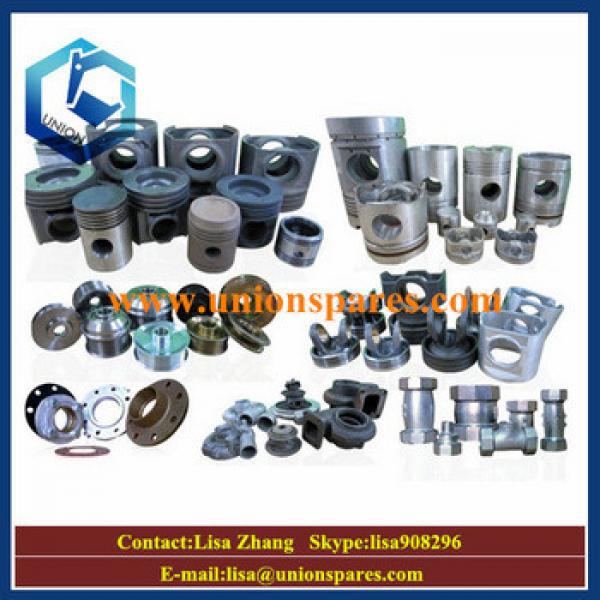 Various excavator S6D105 S6D170 diesel engine parts piston cylinder head gasket camshaft turbo kit ring #1 image