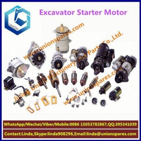 High quality For Misubishi 6D22 excavator starter motor engine SH300 SK300 SK400 6D22 electric starter motor #1 image