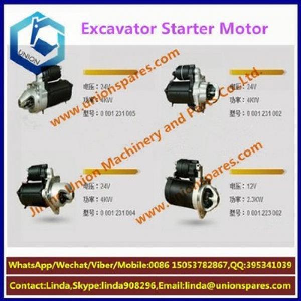 High quality For Isu&#39;zu 4BD1 excavator starter motor engine EX100 EX120 SH100 4BD1 electric starter motor #1 image