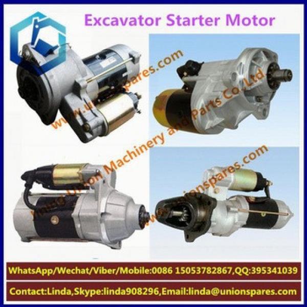 High quality For Komat&#39;su 6D105 excavator starter motor engine PC200-3 PC220-3 6D105 electric starter motor #1 image