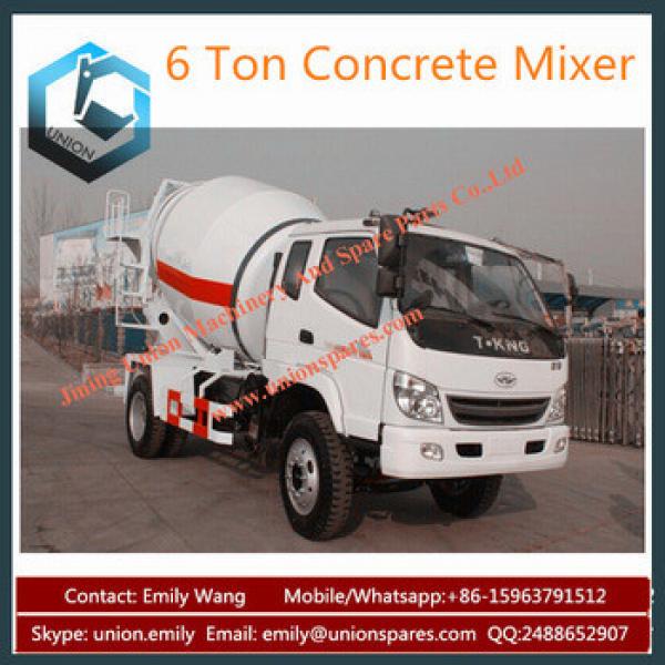 Jining Supplier 6 Cubic Meters Concrete Mixer Truck for Sale #1 image