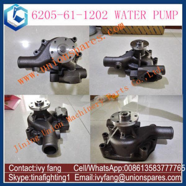 High Quality Excavator PC130-7 PC60-7 Water Pump 6205-61-1202 #1 image