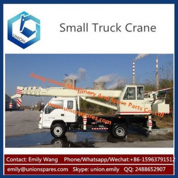 Factory Price 8 ton Mini Telescopic Boom Truck Mounted Crane ,10 ton 12 ton Mini Pickup Truck Crane ,Hydraulic Crane for Sale #1 image