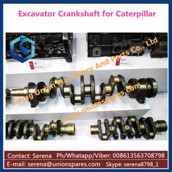 forged steel engine crankshaft 320D for Caterpillar #1 image