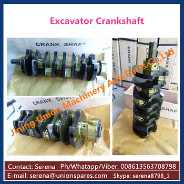 casting diesel engine crankshaft for Komatsu PC60 S4D95 4D95 6204-33-1100 #1 image