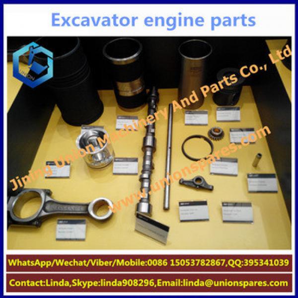 Excavator engine parts piston cylinder head gasket crankshaft turbocharge kit for Komatsu PC60 PC120 PC200 PC220 PC300 PC450 #1 image