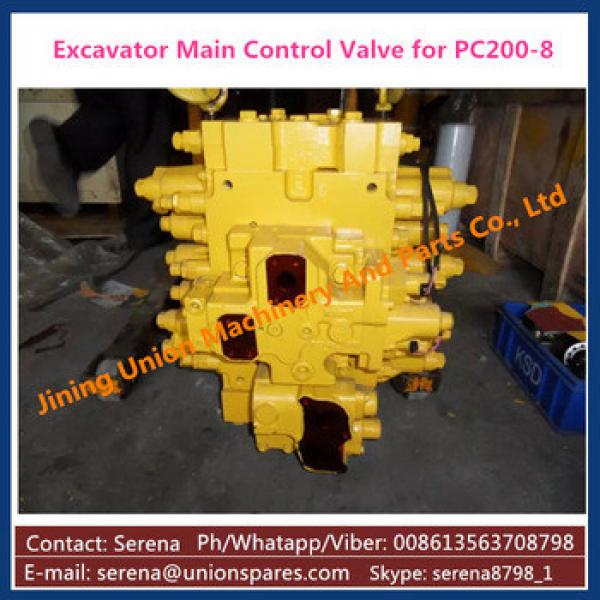 hydraulic excavator main control valve for komatsu PC200-7 PC200-8 #1 image