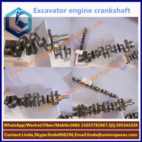 Excavator engine Crankshaft for Caterpillar C18 C13 C9 C7 320D 3306 3304 S4K S6K #1 image