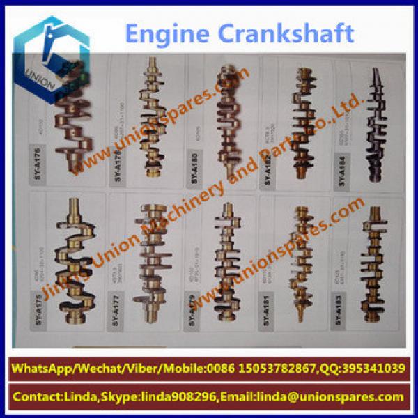 For isuzu crankshaft,cylinder head 4JB1 4HE1 4KH1 6HK1 6UZ1 6BG1 6BD1 excavator engine spare parts #1 image