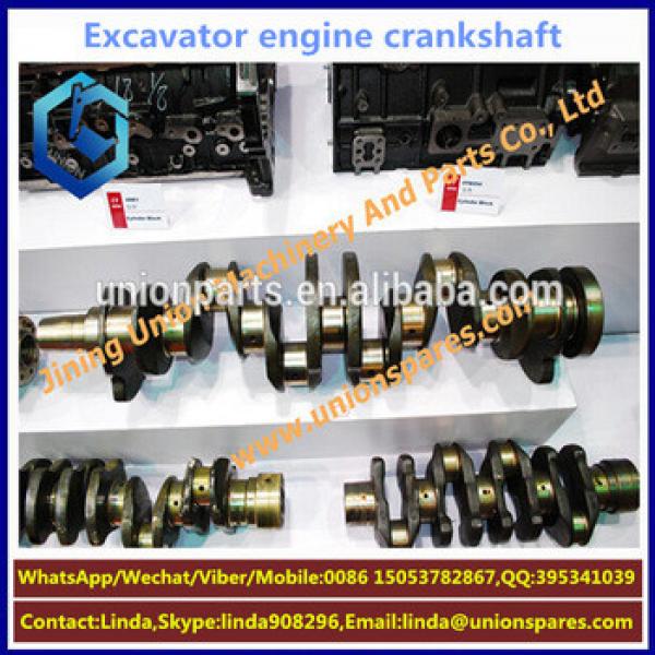 Crankshaft price,cylinder head 4JB1 4HE1 4KH1 6HK1 6UZ1 6BG1 6BD1 excavator engine spare parts #1 image
