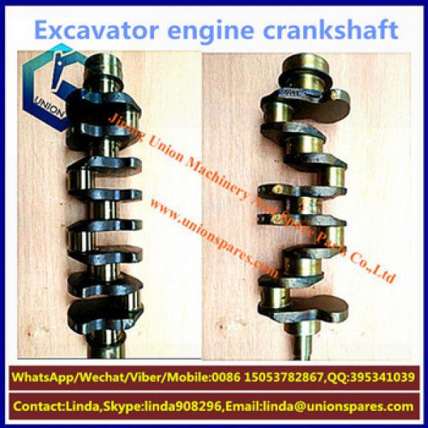 Diesel engine crankshaft,cylinder head 4JB1 4HE1 4KH1 6HK1 6UZ1 6BG1 6BD1 excavator engine spare parts #1 image