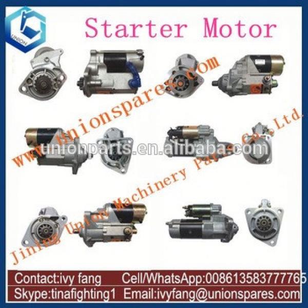 6D105 Starter Motor Starting Motor 600-813-3560 for Komatsu Excavator PC200 #1 image