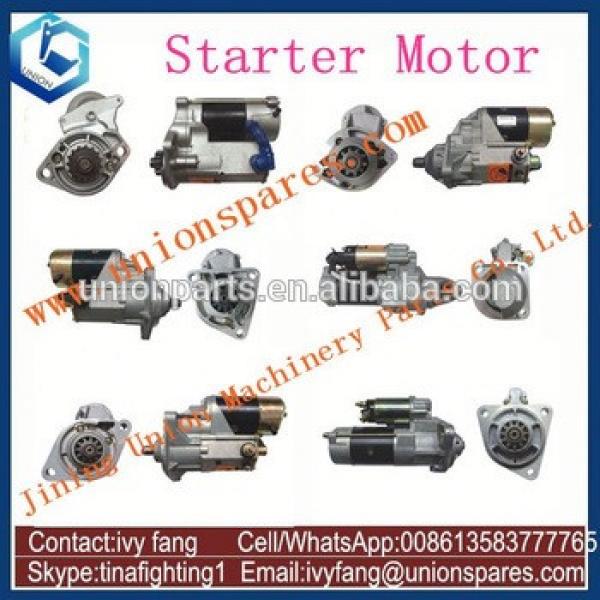 S6D125 Starter Motor Starting Motor 600-813-8320 for Komatsu Excavator PC400-6 #1 image