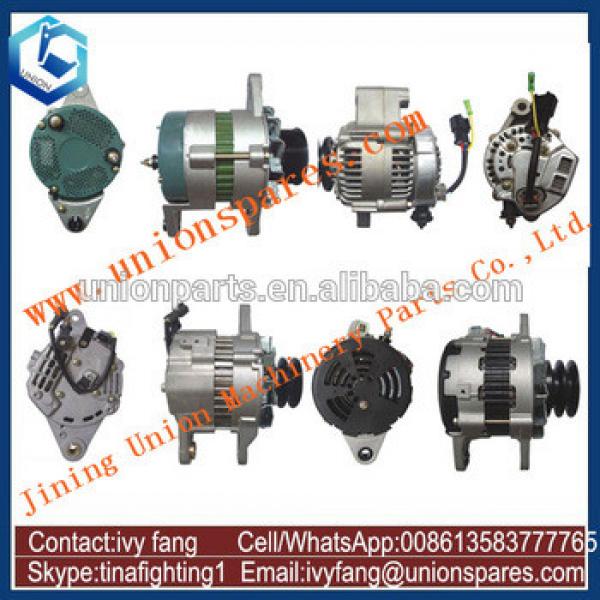 Top Quality PC300-6 PC350-6 Engine Alternator 600-825-3261 6D108 Engine Parts #1 image