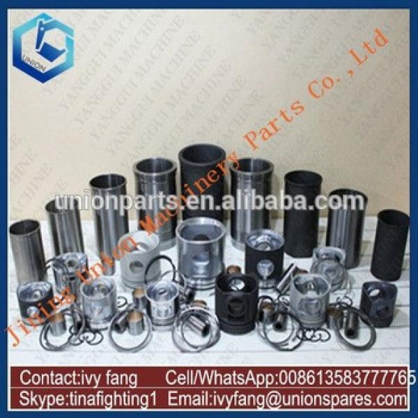 SAA4D95LE-5 Engine Cylinder Liner Kit Piston Piston Ring for Komatsu Excavator PC60-8 #1 image