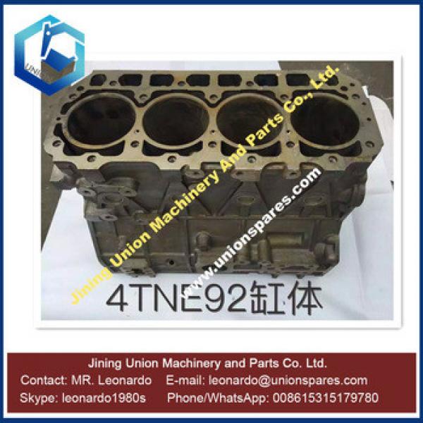 Excavator parts 4TNE92 diesel engine cylinder block #1 image