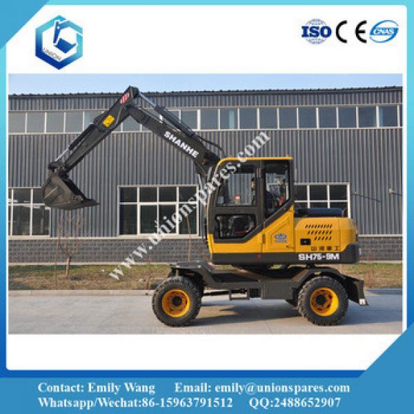Hydraulic Transmission Mini Wheel Excavator China Supplier #1 image