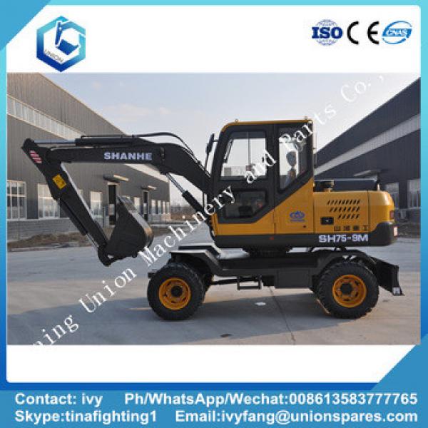 Cheap China Brand Mini Wheel Excavator for Sale 6 tons 7 tons 8 tons Excavator #1 image