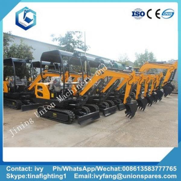 chinese small mini 1.5 ton 1.8 ton 2 ton crawler excavator prices #1 image