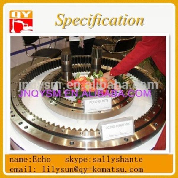 genuine low price excavator bulldozer pc350-6 207-25-61100 slewing bearing #1 image