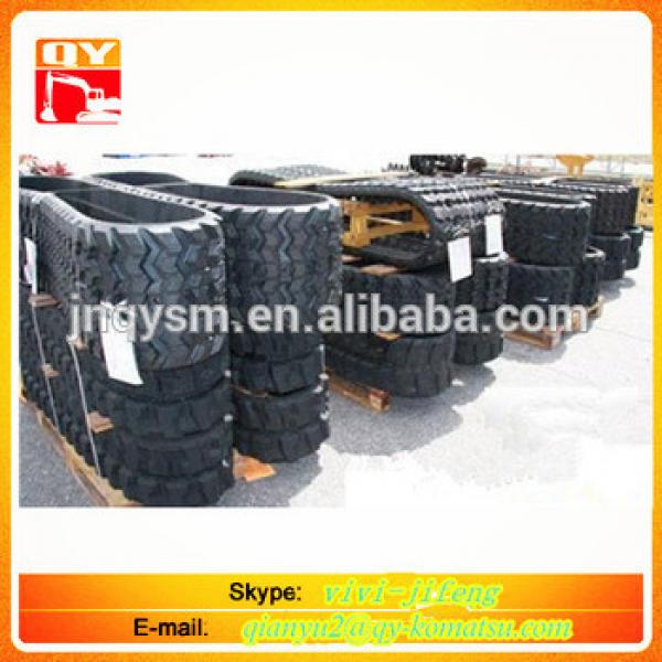 Undercarriage part excavator pc50 rubber track #1 image