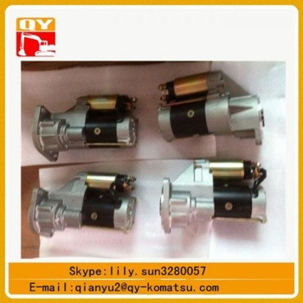 high quality excavator spare parts 4JJ1 engine starter motor #1 image