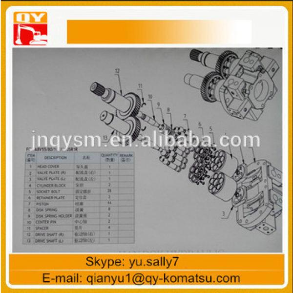 Rexroth A8V107 pump rotary group #1 image