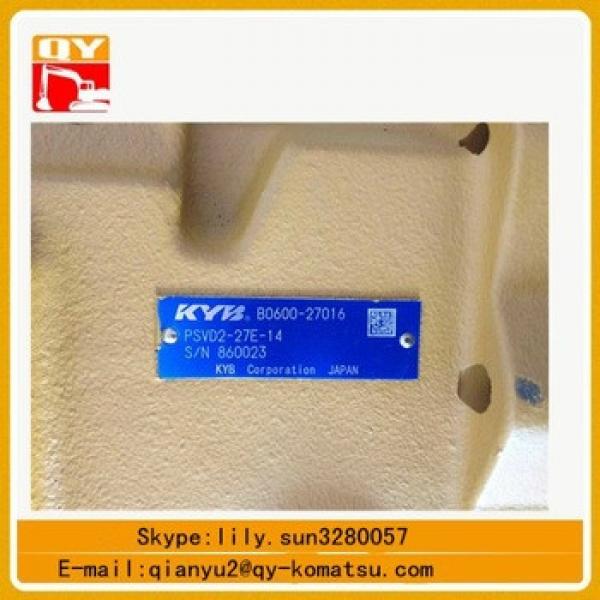 excavator spare parts PSVD2-27E-14 hydraulic main pump #1 image