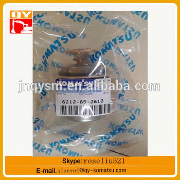 Genuine excavator engine parts 6212-65-2610 thermostat for 6D125 engine China supplier #1 image