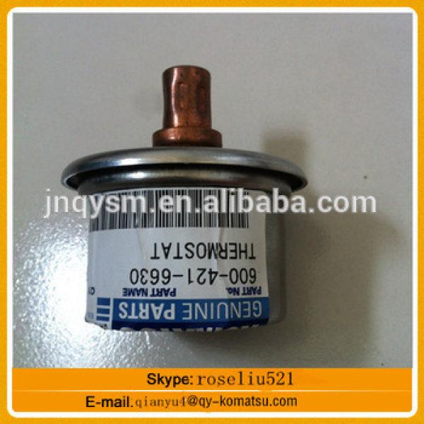 High quality low price excavator engine parts 600-421-6630W thermostat for sale #1 image