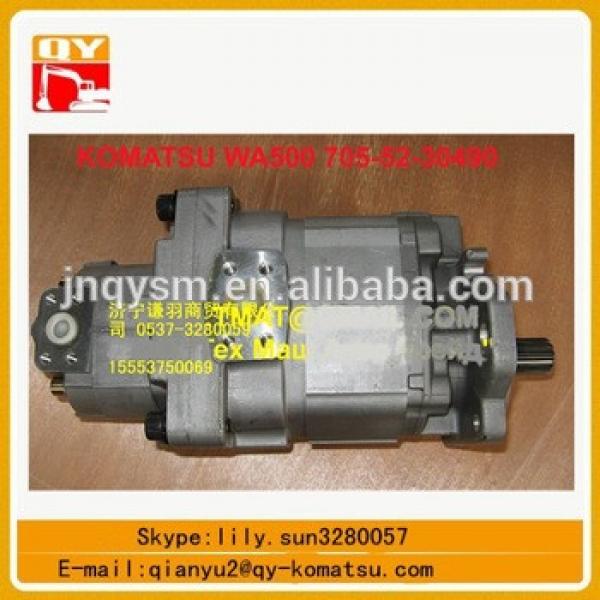 WA500-3 loader hydraulic gear pump 705-52-30490 #1 image