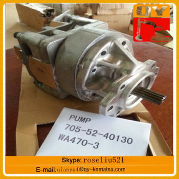Genuine hydraulic gear pump 705-52-40130 for loader WA470-3 #1 image