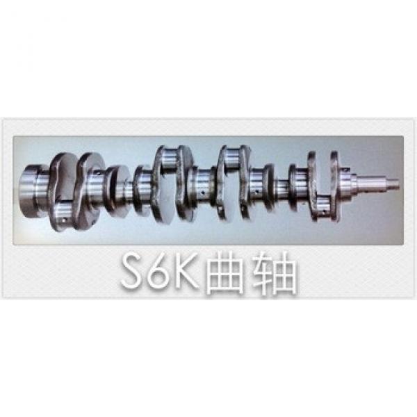 Heavy Duty Machinery Parts S4S, S4E, S6E,S6S,4D56, 4M40, 4D31, 4D34, 6D14/diesel engine Crankshaft #1 image