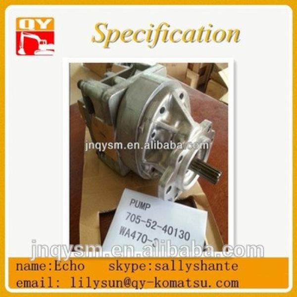 High quality WA470-3 hydraulic gear pump 7055240130 #1 image