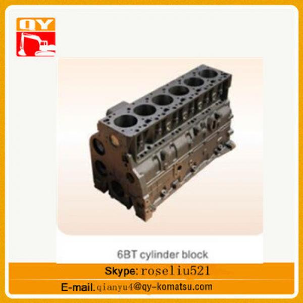 High quality engine spare parts 6BT Cylinder Block #1 image