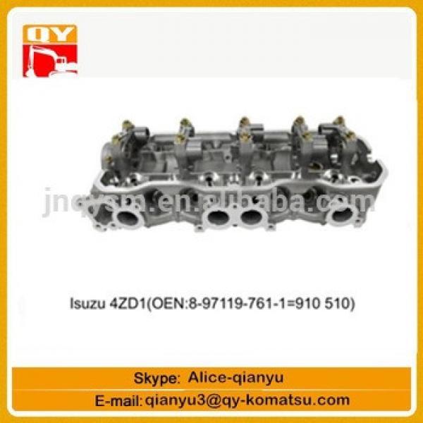 excavator engine parts 4ZD1(OEN 8-97119-761-1=910510) cylinder head #1 image