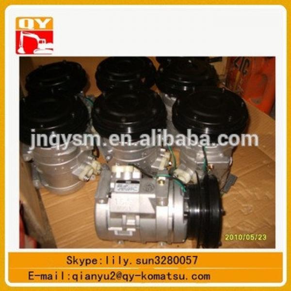 genuine and China Made excavator PC200-7 air conditioner compressor 20Y-979-6121 #1 image