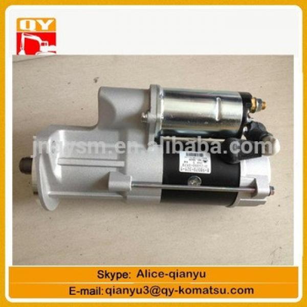 low price genuine excavator engine parts 4HK1 engine STARTER motor #1 image