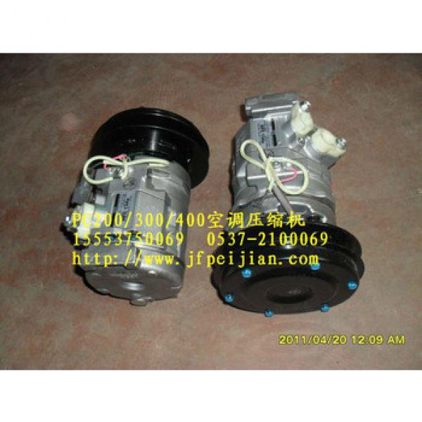 excavator PC200/300/400, air conditioner compressor, excavator cooling system #1 image