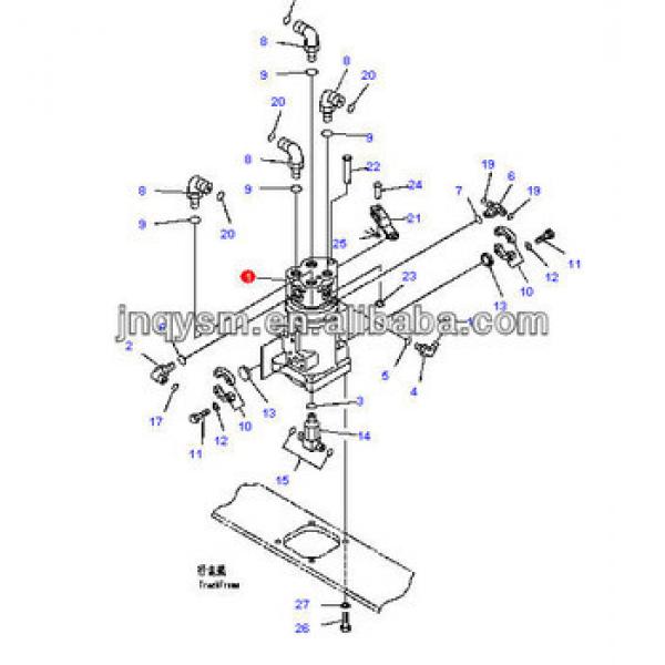 swivel joint pc200-8 excavator part #1 image