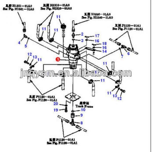 swivel joint pc200-6 excavator part #1 image