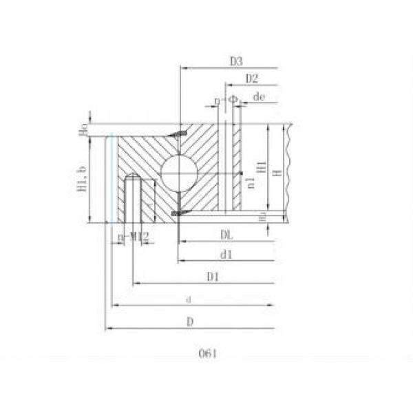 Thin Section Slewing Bearing (Light Type) - Internal Gear #1 image