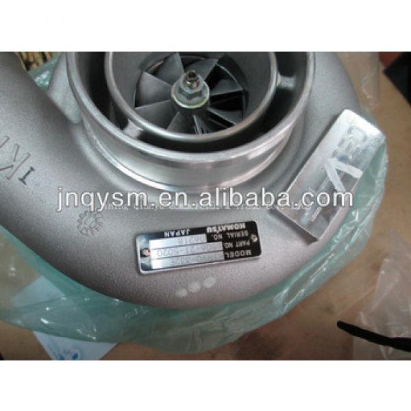 Excavator turbocharger pc450-8 engine KTR90-332E part no. 6506-21-5020 seal no.06218 #1 image