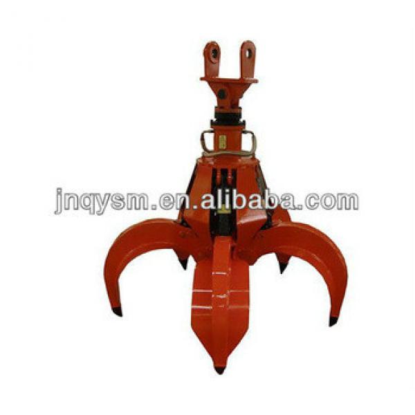 excavator hydraulic peel grab catch clamp device #1 image