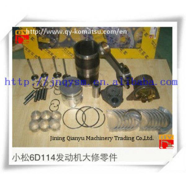 diesel engine liner kit service kit 6D114 engine parts excavator/bulldozer diesel engine parts #1 image