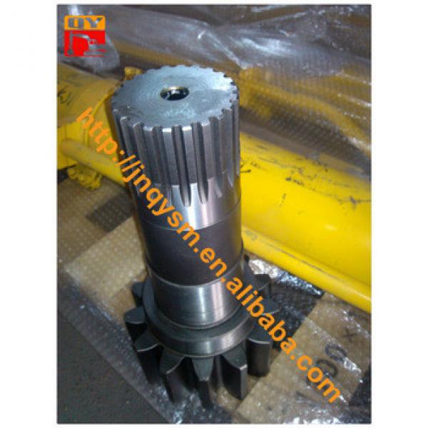 swing reduction pinion shaft for excavator,swing pinion shaft for pc200-8 excavator gearbox part, #1 image